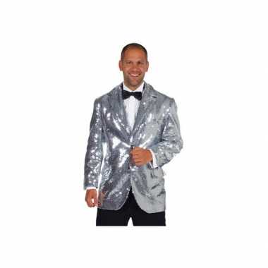 Mooie blazer zilver heren
