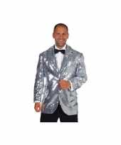 Mooie blazer zilver heren